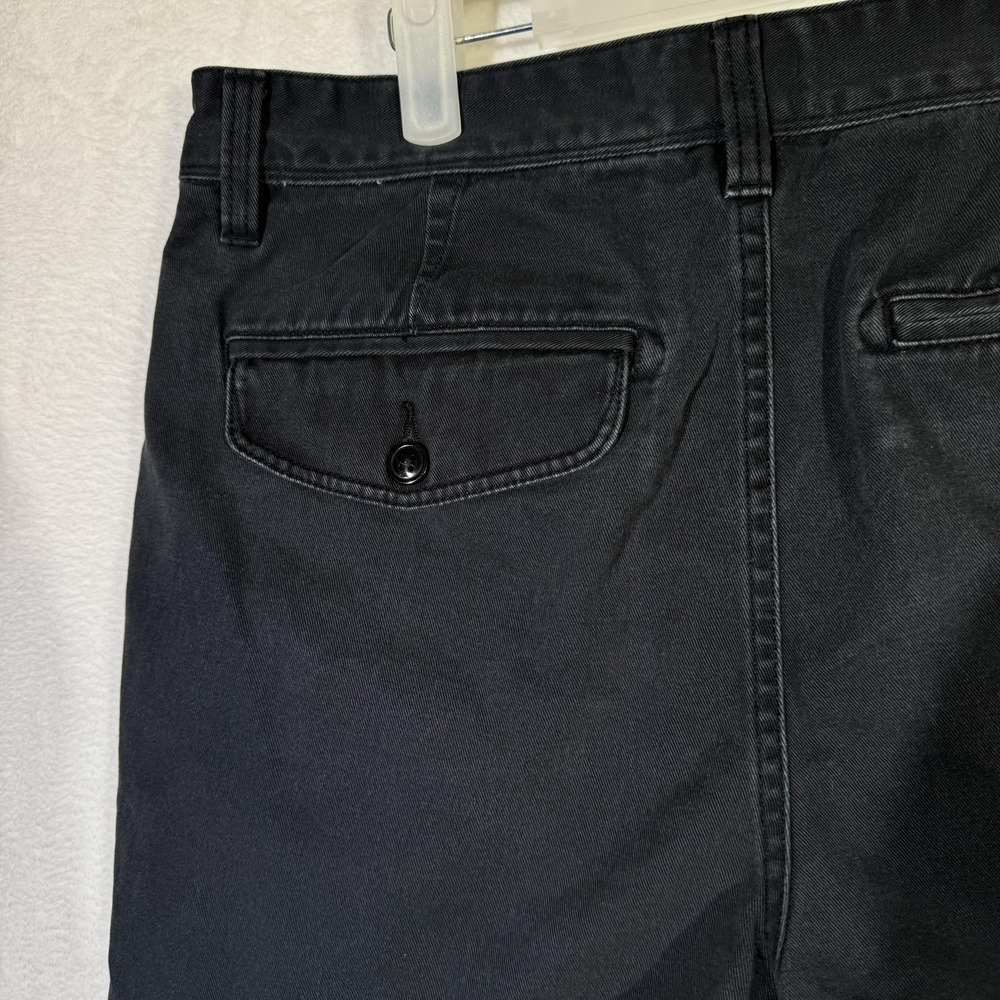 Quiksilver Shorts Mens 33 Black Straight Fit Chino Summer Casual Cotton Pockets - Picture 5 of 12